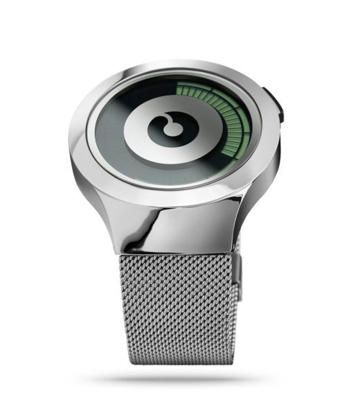 ZIIIRO Saturn Silver Watch Perspective Side