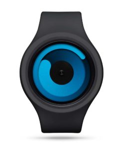 ZIIIRO Gravity Plus+ (Black & Ocean Blue) Interchangeable Watch - front view